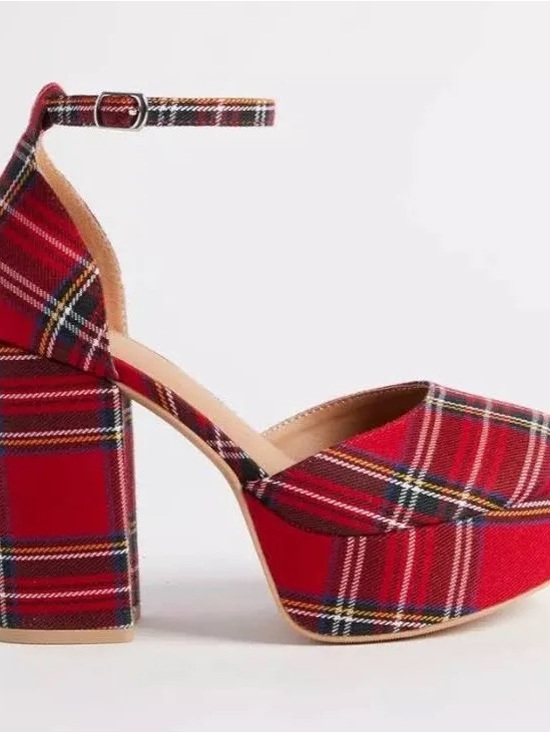 Betsy Johnson X Torrid collab red heels main image 2